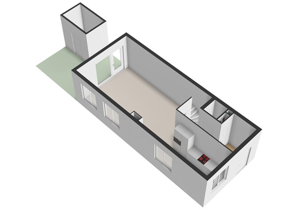 Floorplan - Jacoba Mosselhof 1, 1065 WB Amsterdam